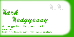 mark medgyessy business card
